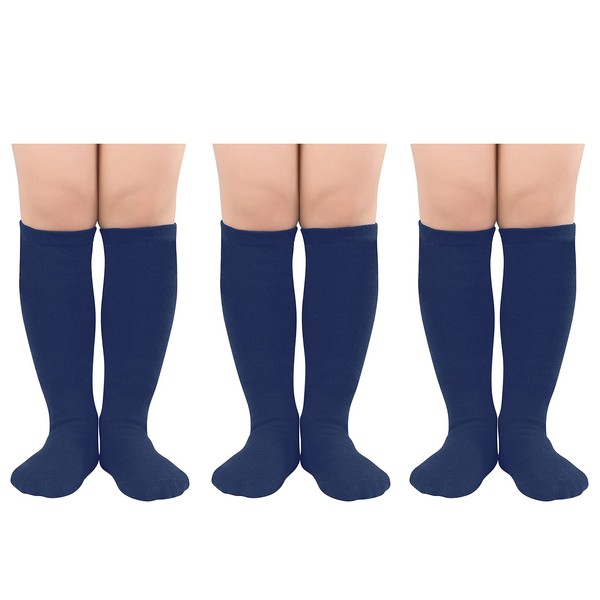 American Trends - Calcetines deportivos de fútbol a rayas para