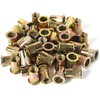 100PCs Carbon Steel 3/8-16 Rivet Nuts Zinc Plated Head Insert