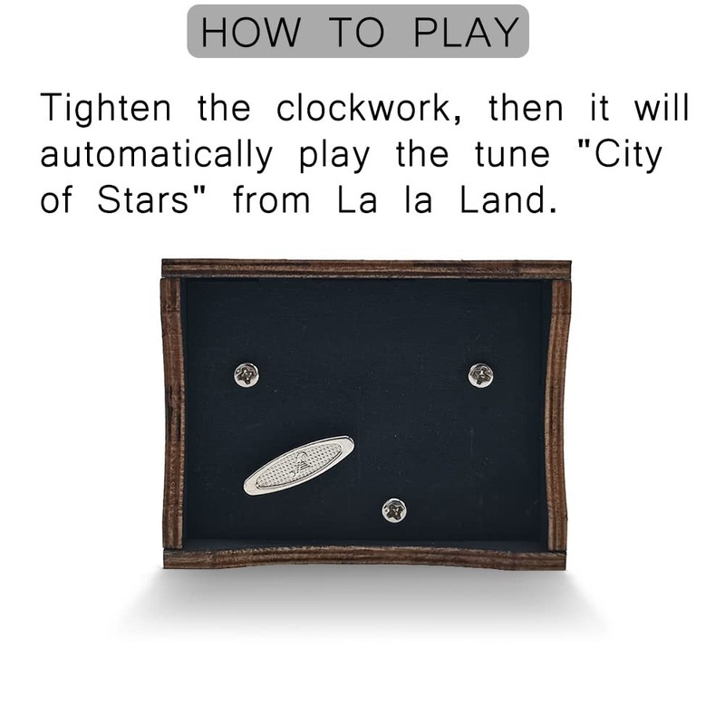 Sooharic La La Land Music Box Wind Up, 18 Note