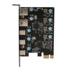 UP5300 5 Ports USB 3.1 PCIe Expansion Card 5Gbps Fast
