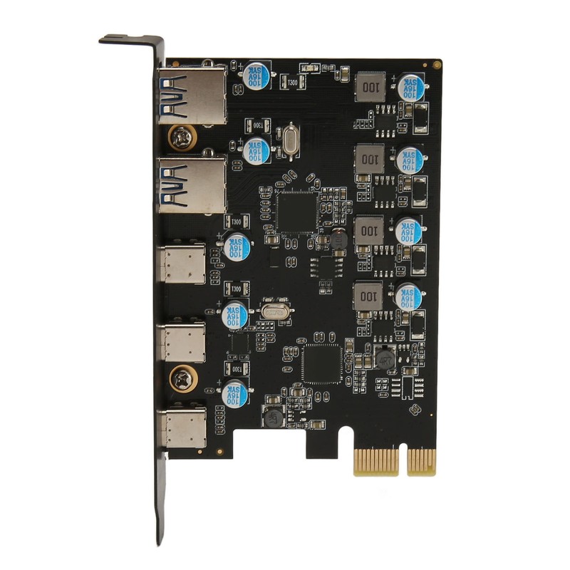 UP5300 5 Ports USB 3.1 PCIe Expansion Card 5Gbps Fast