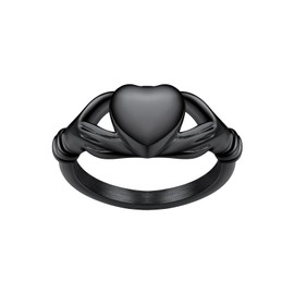 Irish Claddagh Ring for Ashes Cremation Urn Jewelry Keepsake Locket for Human Ash