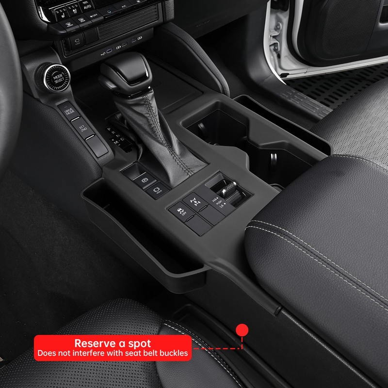 SFWAYA Console Silicone Storage Box for 2024 2025 Toyota Land