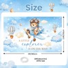 Mocsicka Airplane Baby Shower Decorations Banner Hot Air Balloons Little