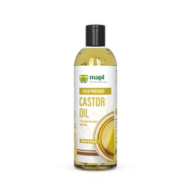 MAPL Castor Oil | Cold Press | 100% Natural | Arand Tail | For Healthy skin and Hairs|Edible | 200 ML Pure & Virgin