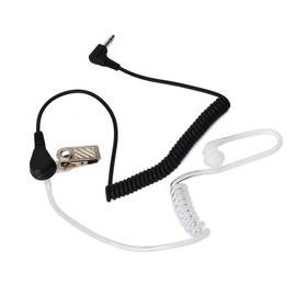 HYSHIKRA 3.5mm Listen Only Earpiece Surveillance Covert Acoustic Tube Headset for Motorola Radio Speaker Mics