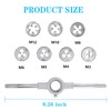 WANGR 8 Pcs Metric Dies Set - Tap and Die