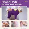 IDOMIK Dog Recovery Suit After Surgery,Long Sleeve Dog Surgical Onesie