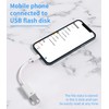 Lightning Male to USB Female Adapter OTG Data Sync Cable