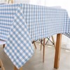 Wonhomke Simple Small Plaid Table cloth Polyester Cotton Tablecloth Square