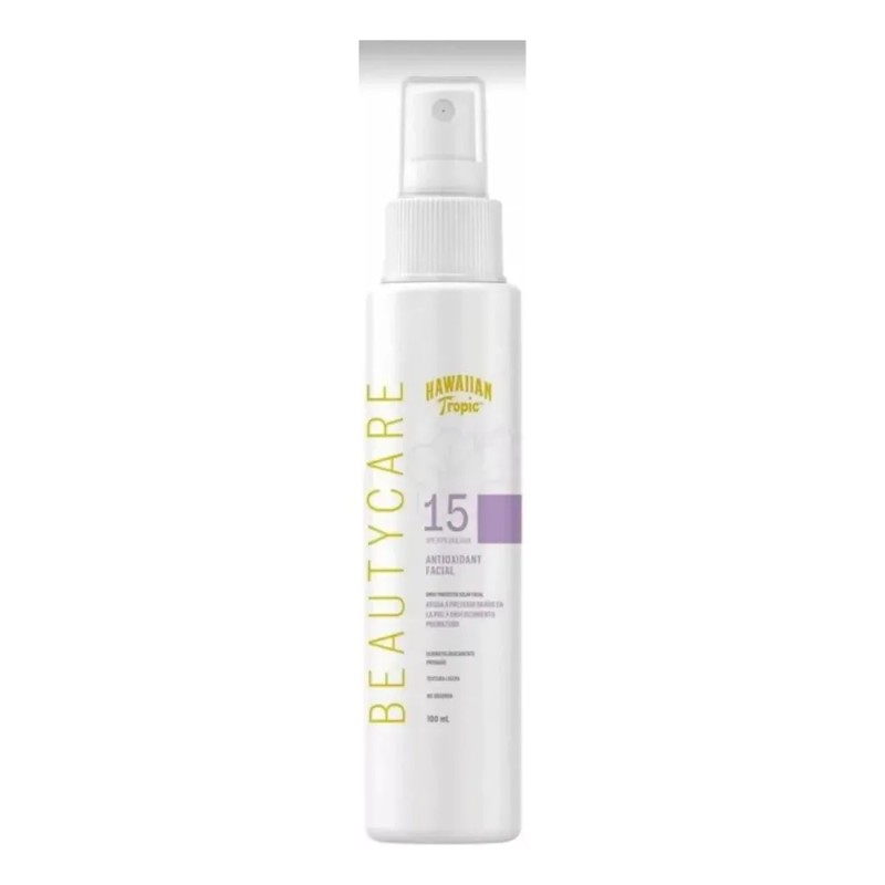 Bloqueador Facial Beautycare Hawaiian Tropic 100ml Fps 15