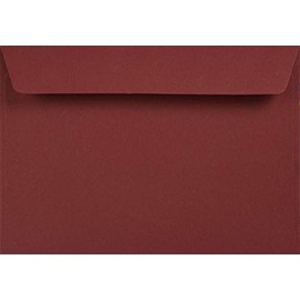 Netuno 100 Bordeaux envelopes C6 114x162 mm 4.5x6.4 inches 120gsm Kreative Bordeaux Colourful envelopes for Wedding Invitations Greeting Cards Coloured envelopes Recycled Paper eco-Friendly envelopes