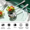 6 Pack Serving Spoons Set with 3 Serving Spoons and