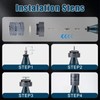 Tungsten Electrode Sharpener Grinder For TIG welding,6 Sizes 8 Angles