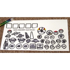 SAFECRACKER Pinball Machine Insert Decals