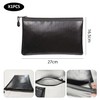 1 Piece of Black Fireproof Bag, Waterproof and Fireproof Document