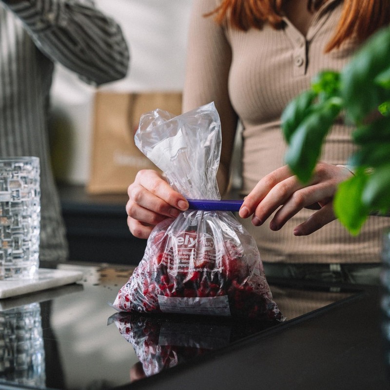 Pely Gefrierbeutel 1 Liter, Vorteilspackung 100 Stück, klimaneutral kompensiert, ideal