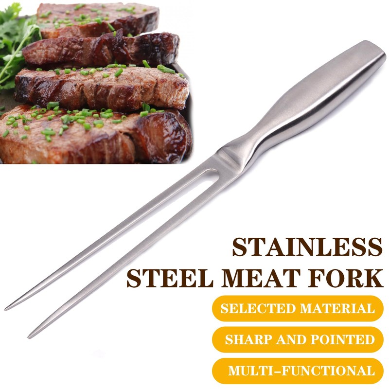 HAPPOW Stainless Steel Meat Fork, Carving Fork for BBQ, Roasting,