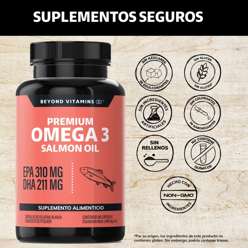 Omega Aceite Salmon Noruego Alta Concentracion Epa Dha Platinum Vitaminas