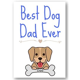 Second Ave Cute Best Dog Dad Ever Father's Day Birthday Card For Pet Owner