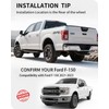 Yldqcfu Mud Flaps for Ford F150 (2021-2023) ，4pc Heavy-Duty Splash