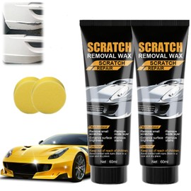 Scratch Remover for Vehicles,2025 Upgraded Car Scratch Removal Wax,Cars Scratch Repair for Vehicles Deep Scratches,Car Scratch Remover Kit with Sponge for Cars Paint Polishing & Repair (2PCS)