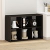 Furinno Hermite 6-Cube Open Shelves Kitchen Storage, Kitchen Island, Bakers