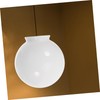 WHAMVOX Milky White Glass Spherical Lampshade Replacement for Lights Elegant