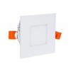 G.W.S® 3W Ultra Thin Dimmable Square LED Recessed Flat Panel