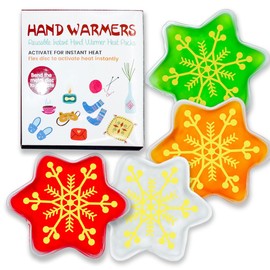Reusable Snap Heat Pack, Hand Warmers Click, Hand Warmers Boil Click Heat Pocket Hand Warmer, Pouch Gel Hand Warmers for Camping for Outdoor, Indoor, Working, Studying(IStar)