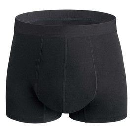 REELINDRY Washable Incontinence Underwear for Men, 2.3 oz Leak Proof Absorbent Incontinence Briefs with Covered Waistband 1 Pack (Black, XL)