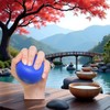 Blue Elastic Finger Strengthening Grip Ball, Wrist Exercise Ball Finger
