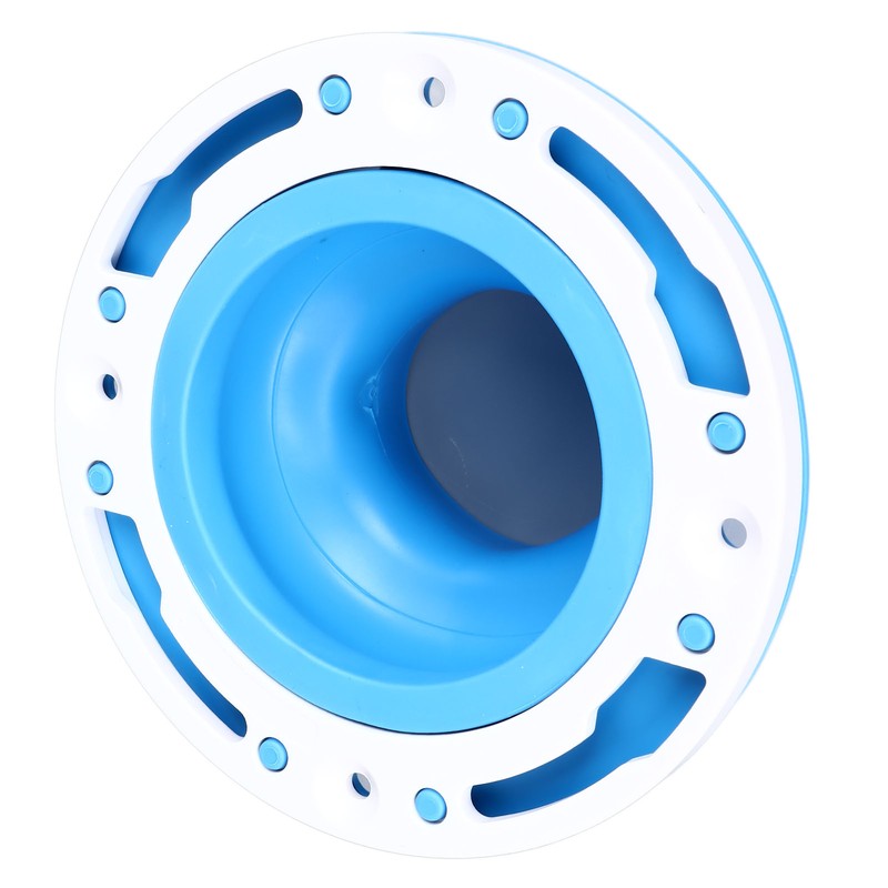Toilet Flange Repair Kit Blue Durable Silicone ABS Easy Installation