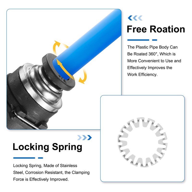 sourcing map 1/4" OD Ball Valve Push Quick Connect Pneumatic