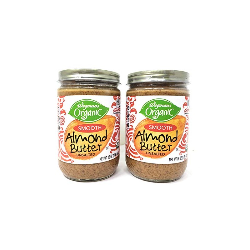 Wegmans Organic Almond Butter 2 Packs (Smooth)