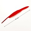 Red Long Feathers 10-12 inch,30PCS Natural Goose Feather,Bulk Left and
