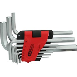 KS Tools Allen Allen Key Set in Folding Holder, 9-Piece Set, 5-10 mm