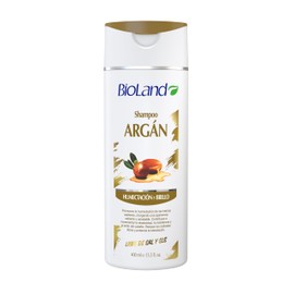 Bioland Argan Oil Shampoo - Nourishing & Revitalizing Shampoo for Treated & Dry Hair - 13.53 fl oz (400mL)