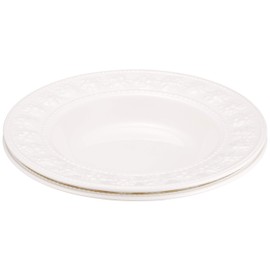 【正規輸入品】ウェッジウッド フェスティビティ アイボリー ペア スーププレート 23cm 結婚祝い プレゼント 1054020