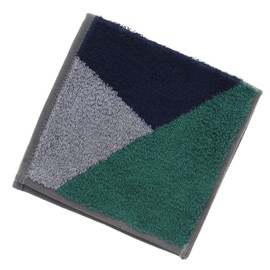 Tanaka Sangyo Imabari Towel, Green, Approx. 9.8 x 4.9 inches (25 x 12.5 cm), Half Towel, Handkerchief, Otta 17-24