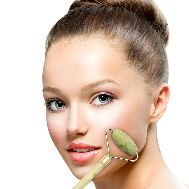 Jade Face Roller - Anti Aging Jade Face Massage Tool