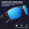 STORYCOAST Polarized Sports Sunglasses for Men Women Unbreakable Frame Cycling