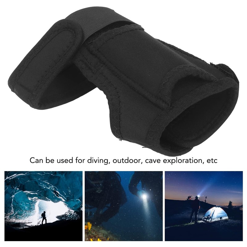 Kodrily Wrist Flashlight Holster, Diving Torch Arm Holder Mount, Nylon
