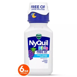NYQUIL KIDS FREE OF COLD&COUGH LIQ 6OZ