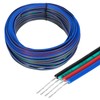 sourcing map 26 Gauge 4 Conductor Electrical Wire Tinned Copper