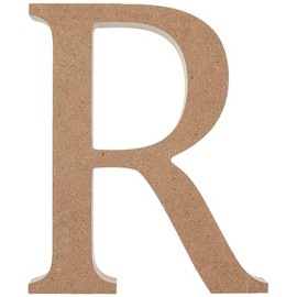 Create Crafts 56327 Wooden Letter, R, One size