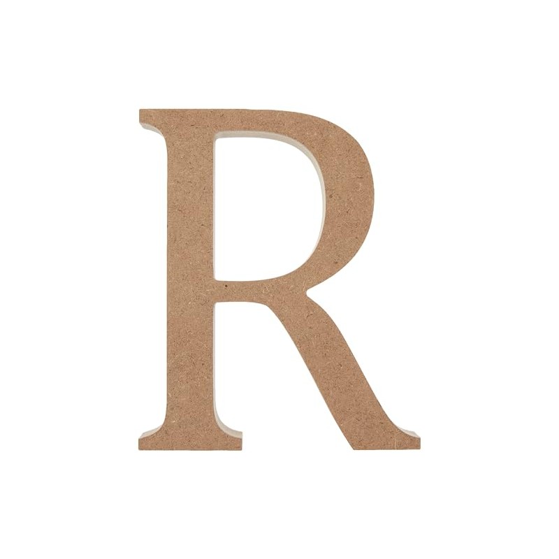 Create Crafts 56327 Wooden Letter, R, One size