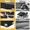Under Bed Storage with Wheels, 2 Pack Underbed Storage Containers