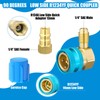 Tandefio R1234yf Adapter R1234yf to R134a Quick Coupler High Low