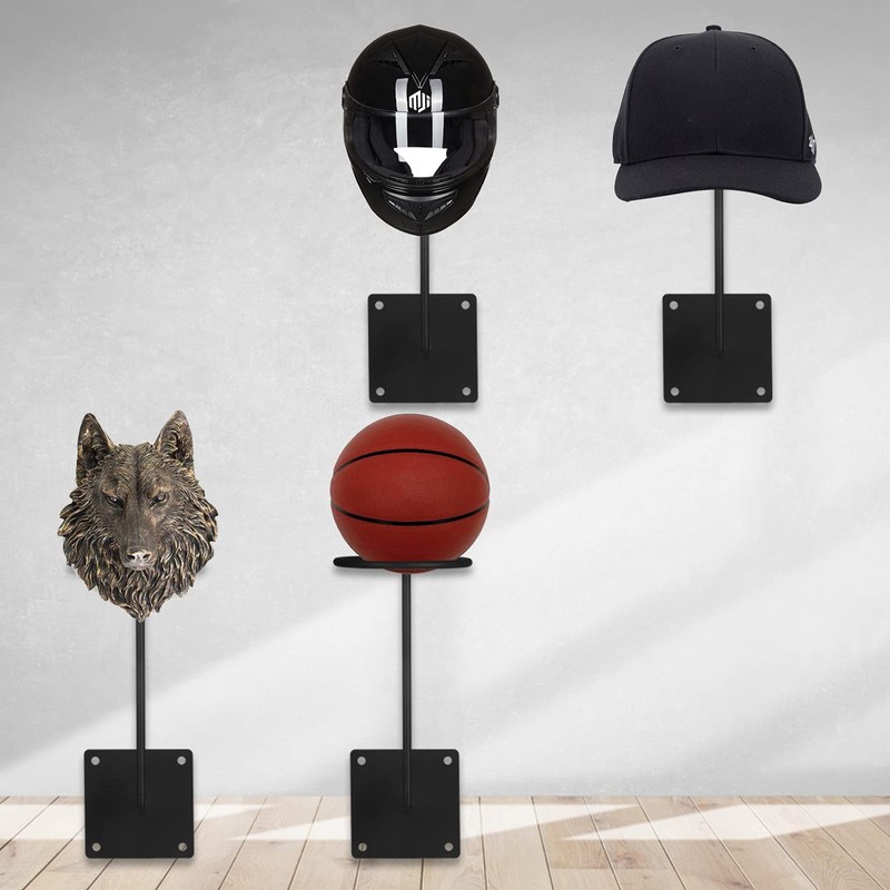 ILM 3 Pack Helmet Holder Rack Hook Helmets Stand Wall